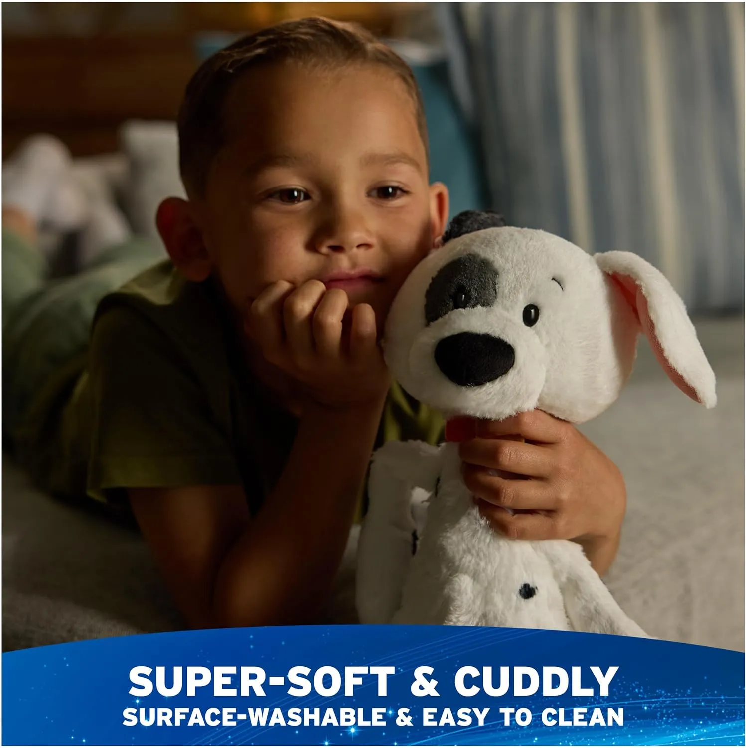 GUND Disney Official Patch Toothpick Plush, 101 Dalmatians, Puppy Stuffed Animal for Ages 1 and Up, White, 15”