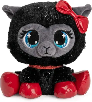 GUND P.Lushes Designer Fashion Pets Special-Edition Ba-Bah Noir Llama Premium Stuffed Animal, Black and Red, 6”