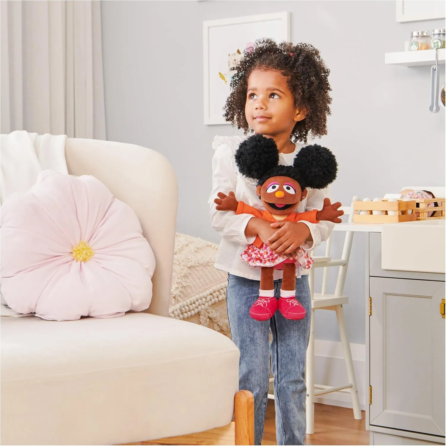 GUND Sesame Street Official Gabrielle Plush, Premium Plush Doll for Ages 1 & Up, 13”