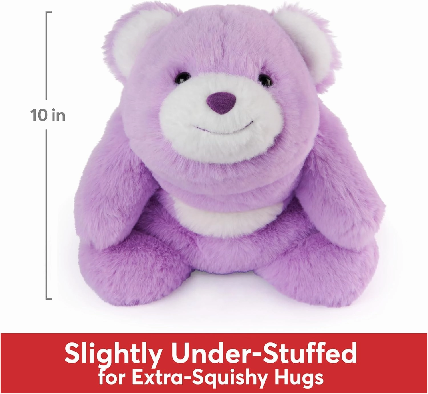 GUND Original Snuffles Teddy Bear, Stuffed Animal Plush Toy for Ages 1 and Up, Purple, 10”