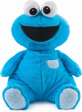 GUND Sesame Street Official Oh So Snuggly Cookie Monster Plush, Plush Muppet, Sensory Toy, Stuffed Animals for Babies and Infants, Red, 12.5”
