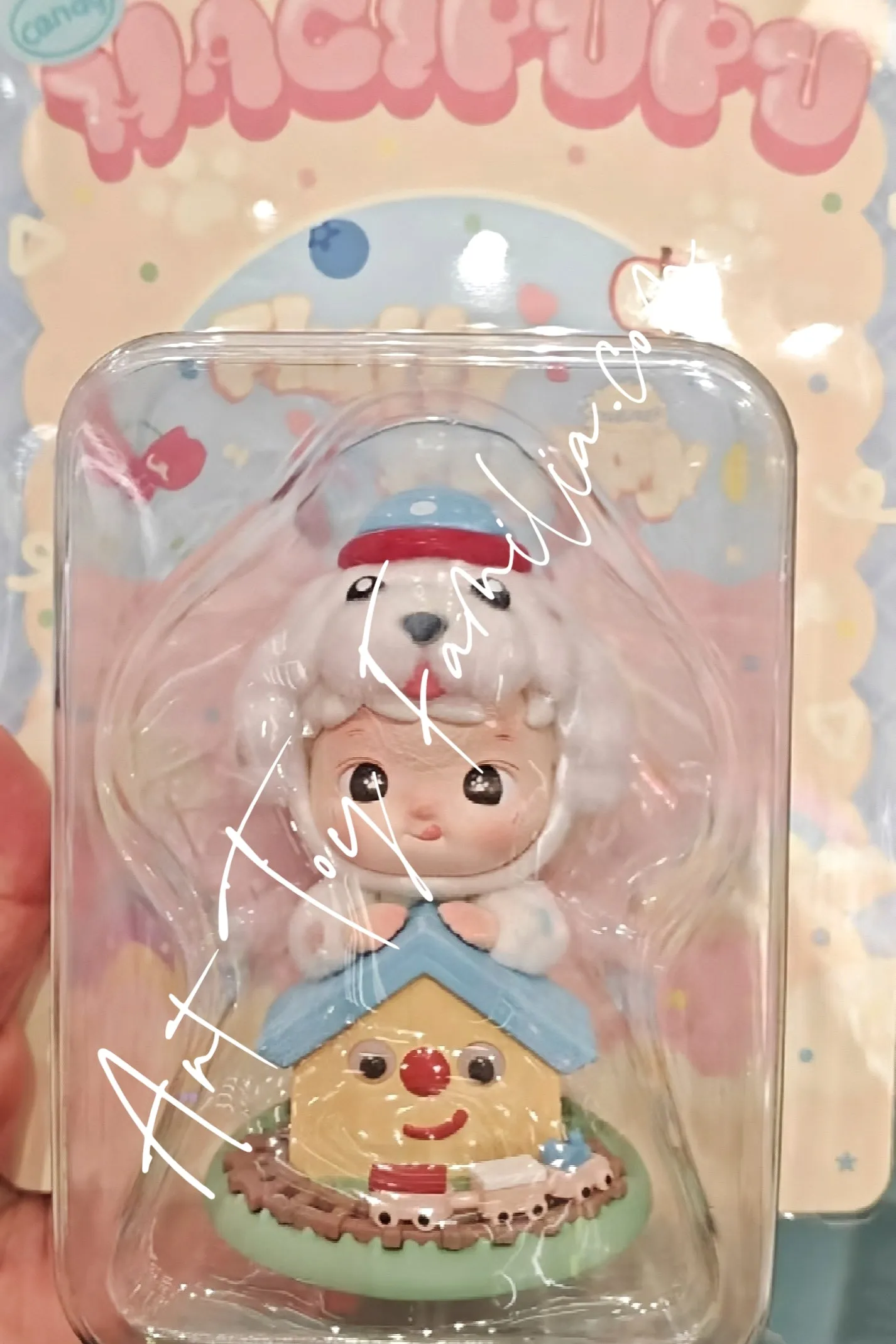 Hacipupu Fluffy Puppy Figurine - 棉花糖小狗吊卡