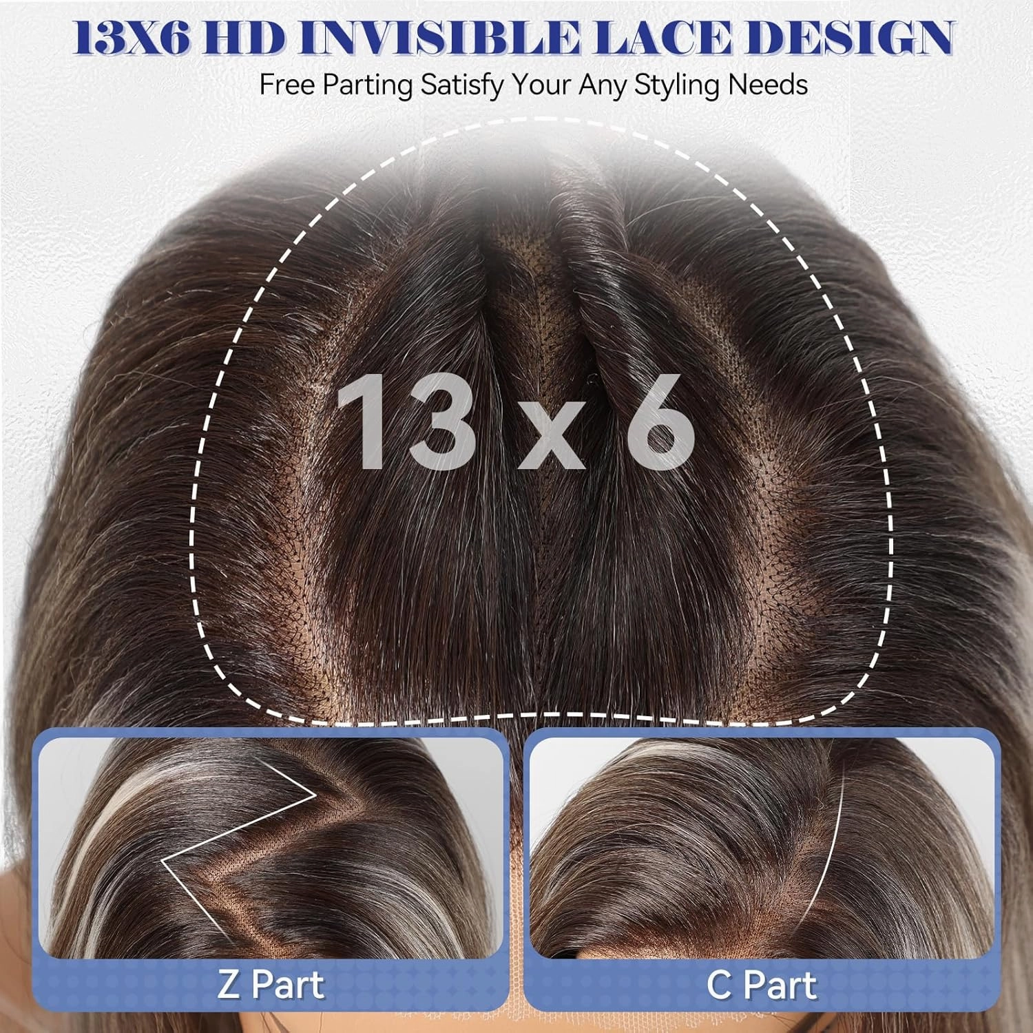 HAIRCUBE 13x6 HD Synthetic Lace Front Wig, 10 Inch Ash Blonde Bob Wig Natural Density Hairline Straight Glueless Wig for Women Daily Use