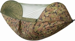 Hamock Automatic Quick-Opening Mosquito Net Hammock Camping Outdoor Sunshade Anti-Mosquito Hammock Tent Indoor Swing Hanmock(A)