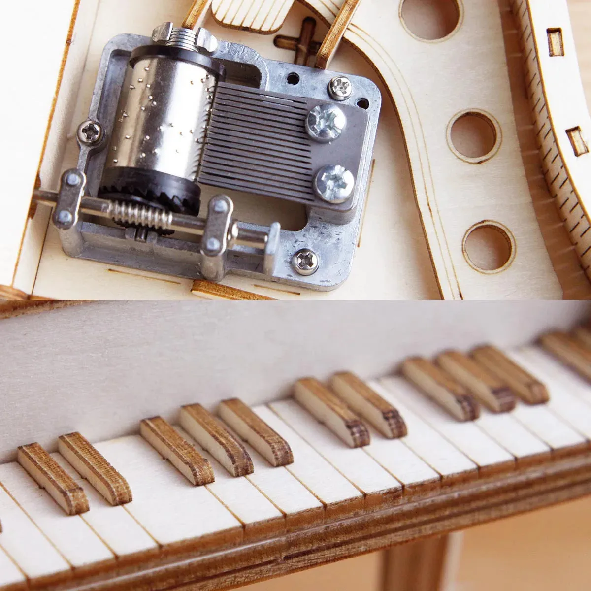 Hand Cranked Piano Box