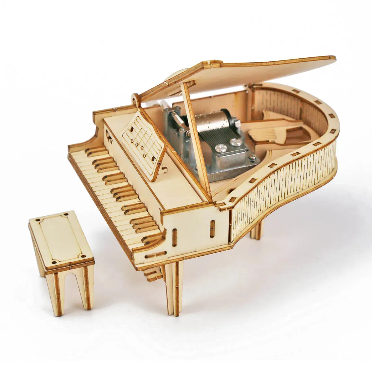 Hand Cranked Piano Box
