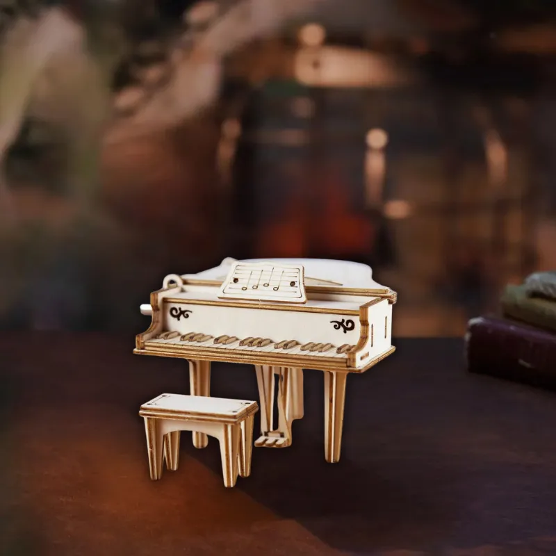 Hand Cranked Piano Box