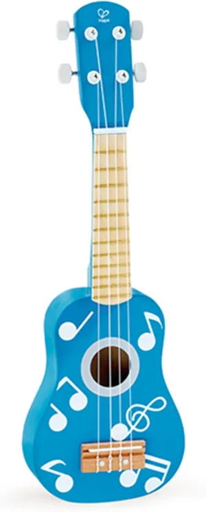 Hape Kid's Wooden Toy Ukulele in Multicolor