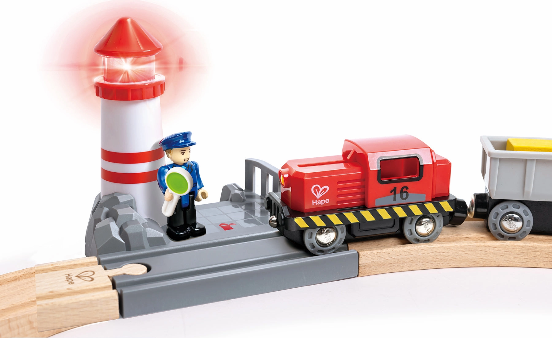 Hape Sea and Rail Cargo Transportation Set