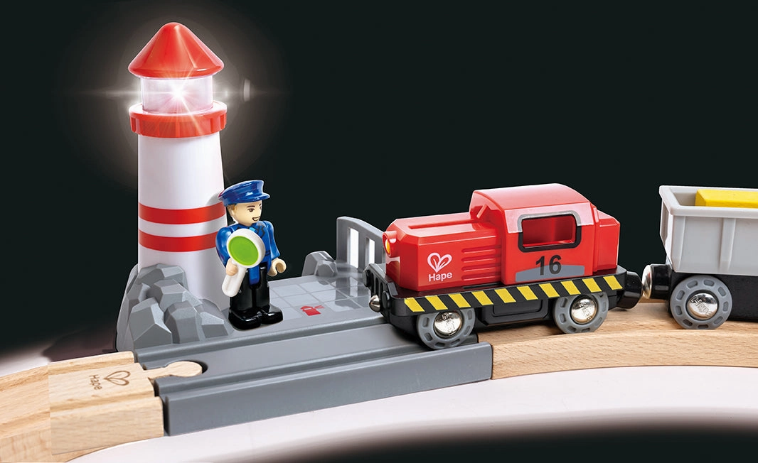 Hape Sea and Rail Cargo Transportation Set
