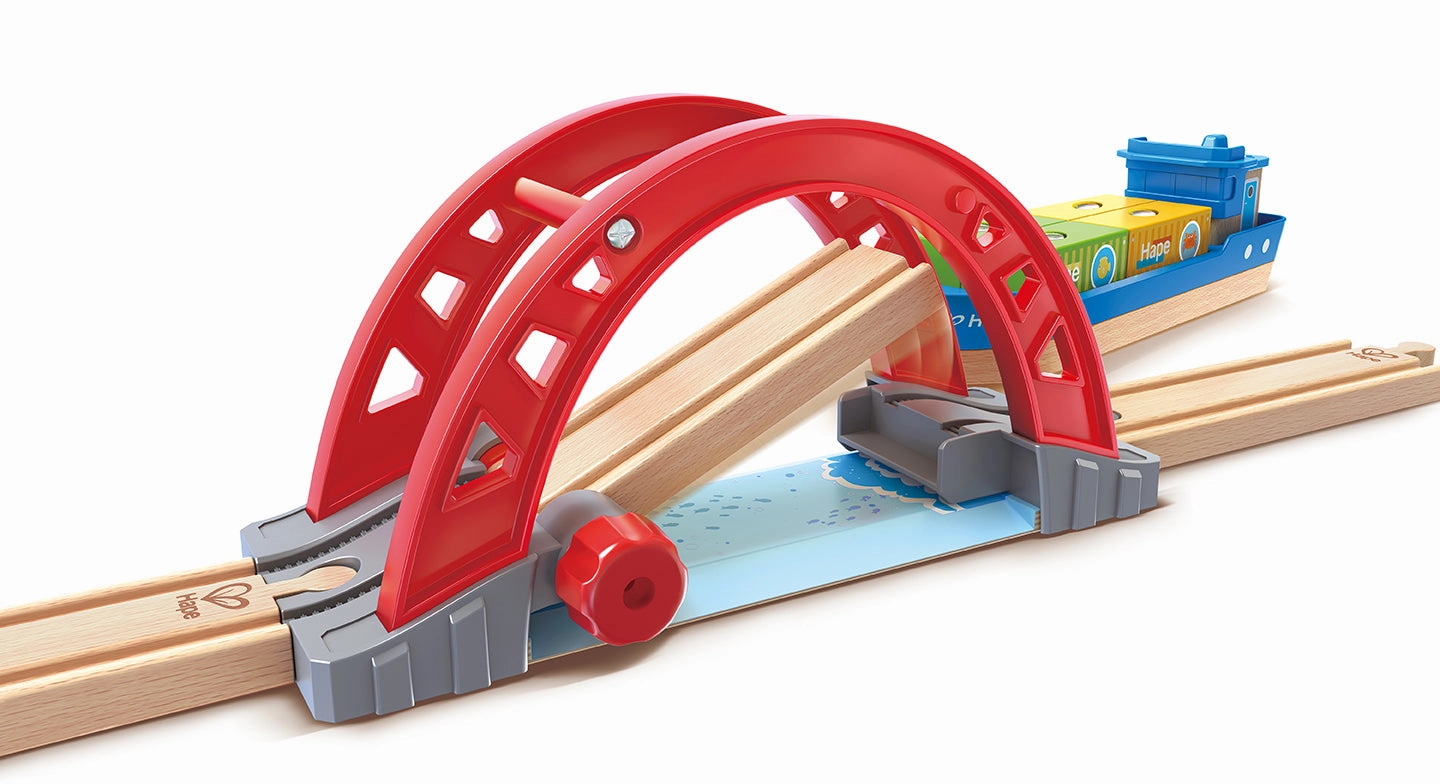 Hape Sea and Rail Cargo Transportation Set