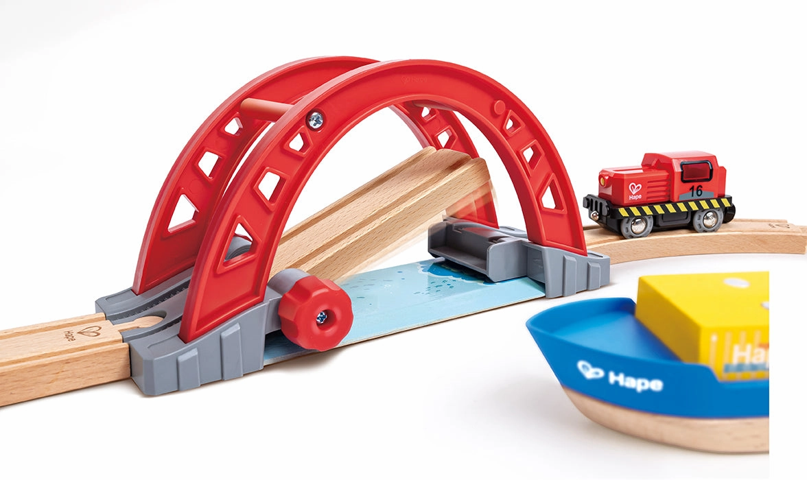 Hape Sea and Rail Cargo Transportation Set