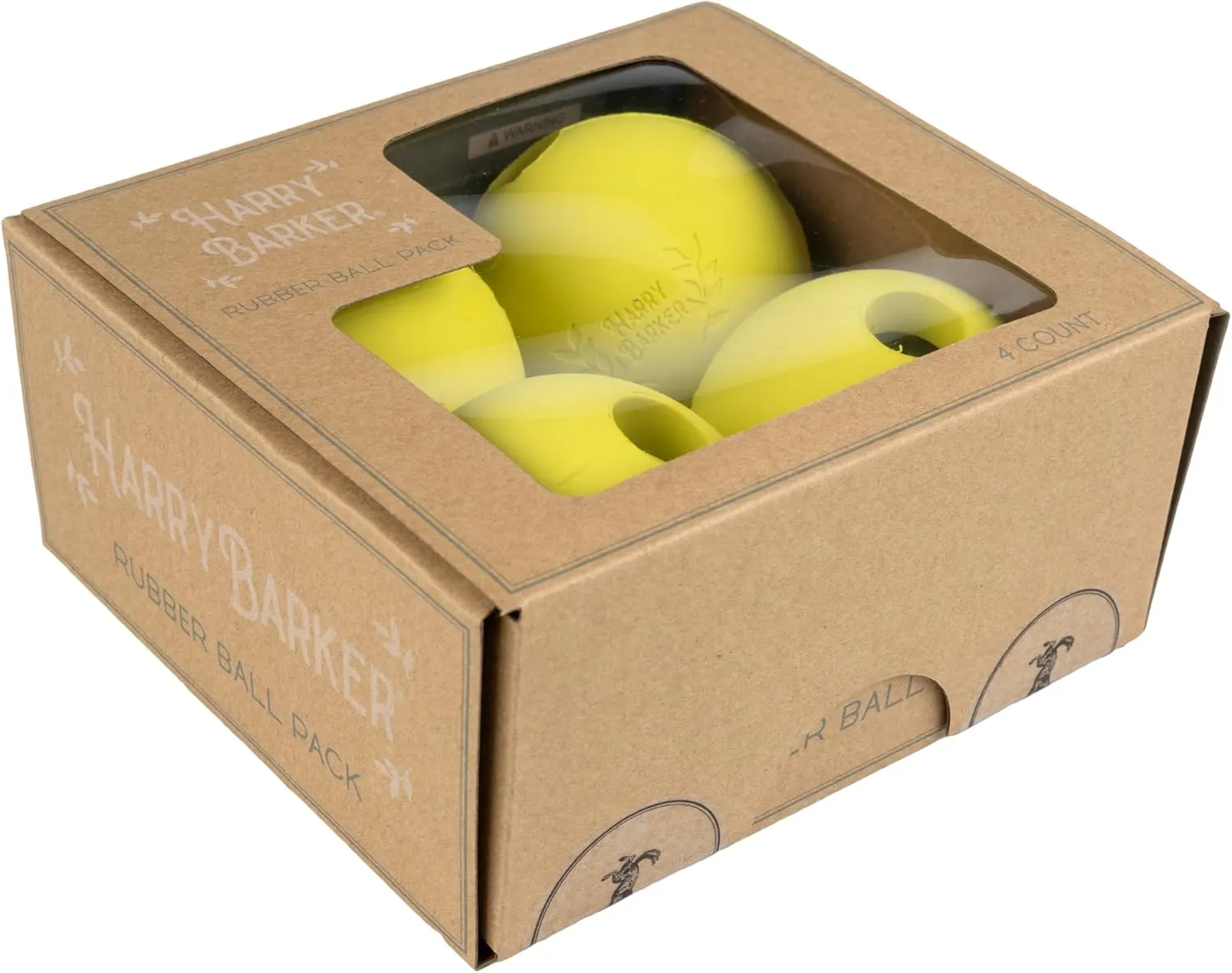 Harry Barker Rubber Balls and Rubber Chew Stick for Dogs
