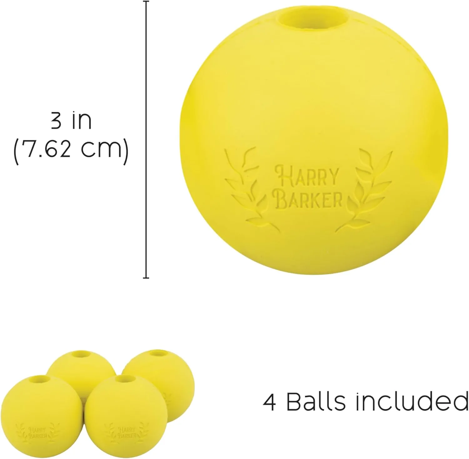 Harry Barker Rubber Balls and Rubber Chew Stick for Dogs