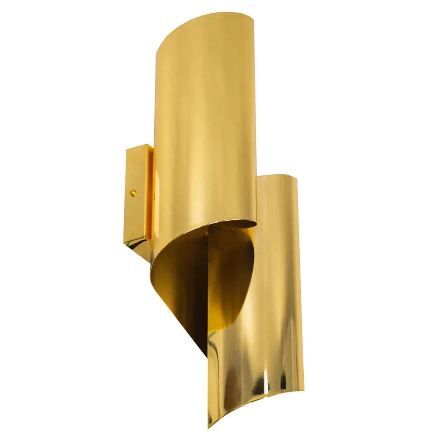 Helix Indoor Wall Light 2Lt in Gold
