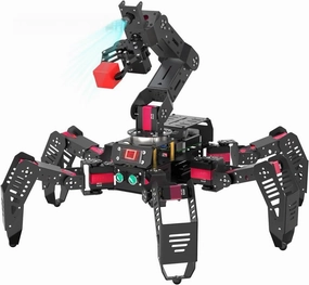 Hexapod Robot Smart Robot with AI Robotic Arm, Powered by Board for RB Pi 4B 4GB