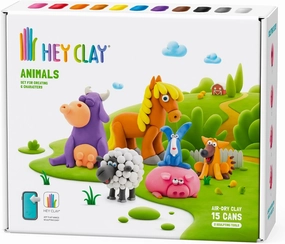 Hey Clay Air-Dry Clay - Animals