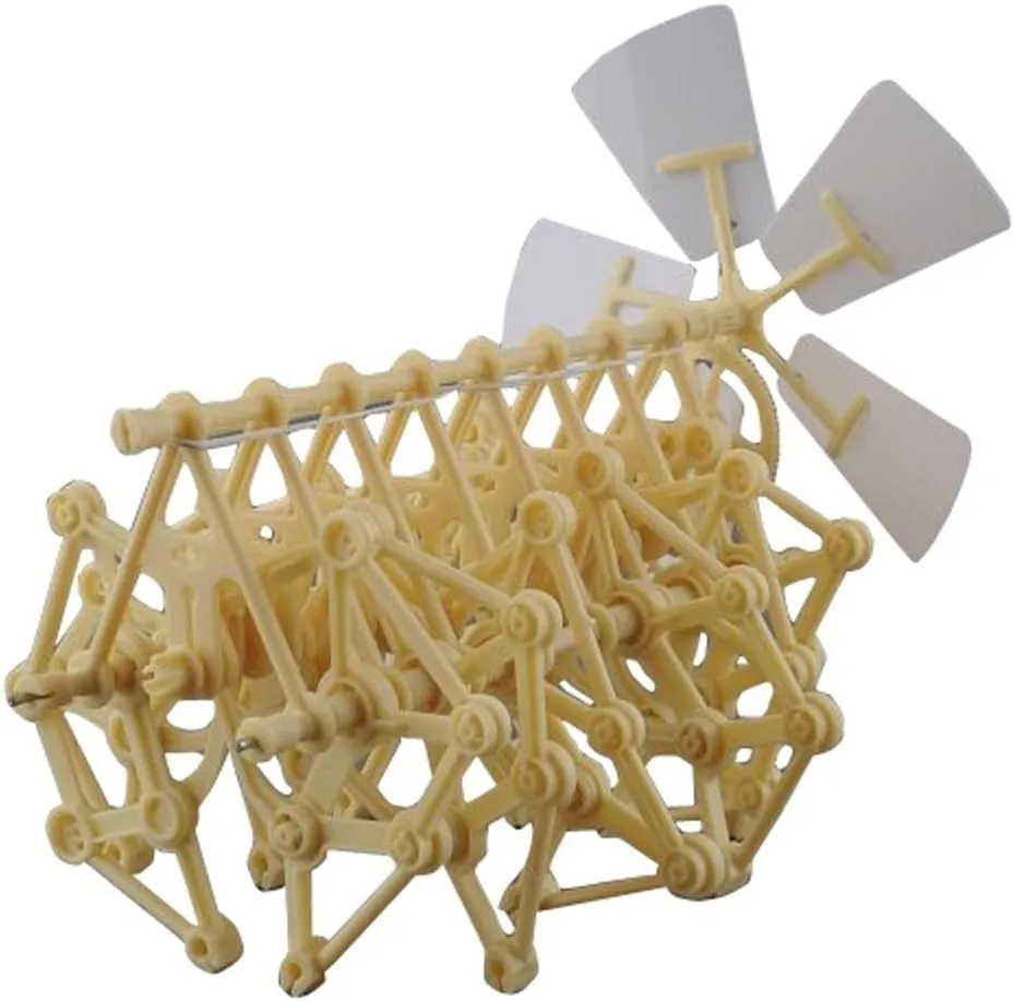 HEYZLASS Mini Strandbeest Model Kit (Wind Power DIY-Beast), Interesting and Creative Gift for Birthday Holiday