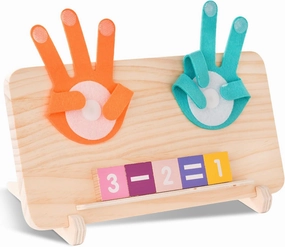 Hirger Preschool Learning Toys for Toddlers 2-4, Educational Math Manipulatives Number Counting Blocks for Kids, Montessori Toy for Boys Girls Age 2  Birthday Gifts