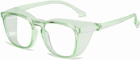 HMRGLMIE-Transparent Sand-proof Anti-shock Biking Safe Goggles Light Glasses For Men Women Blue Blocking Protect Eyewear