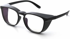 HMRGLMIE-Transparent Sand-proof Anti-shock Biking Safe Goggles Light Glasses For Men Women Blue Blocking Protect Eyewear