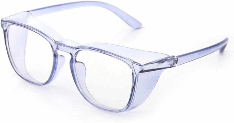 HMRGLMIE-Transparent Sand-proof Anti-shock Biking Safe Goggles Light Glasses For Men Women Blue Blocking Protect Eyewear