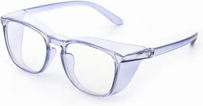 HMRGLMIE-Transparent Sand-proof Anti-shock Biking Safe Goggles Light Glasses For Men Women Blue Blocking Protect Eyewear