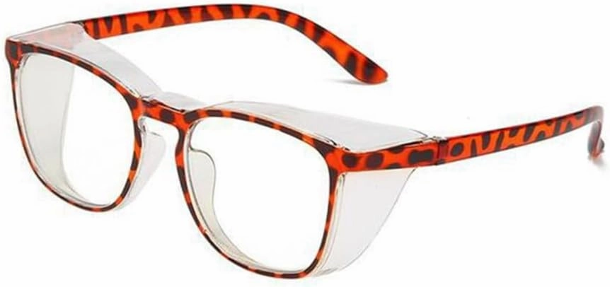 HMRGLMIE-Transparent Sand-proof Anti-shock Biking Safe Goggles Light Glasses For Men Women Blue Blocking Protect Eyewear