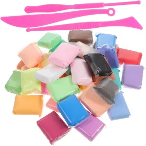 Homoyoyo 1set Modeling Clay Kit for Boy Girl Air Dry Craft Sculpting Tools Non-Sticky Safe Material for Creative Projects for Boys and Girls