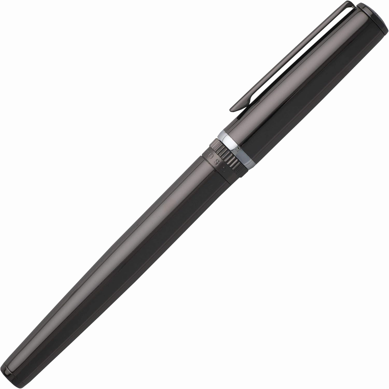 Hugo Boss Rollerball pen Gear Metal Dark Chrome