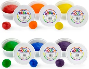 Hygloss Play Modeling Dough - 18lb. Dough Scented - Safe & Non-Toxic for Kids Arts & Crafts - Party Favors - Classroom Supplies, 6 Assorted Colors