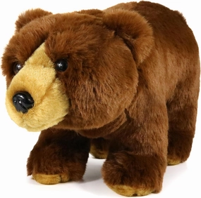 Ice King Bear Realistic Brown Bear Stuffed Animal Plush Toy 12 Inches (Original)