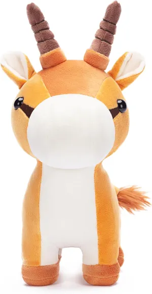 IKASA Antelope Stuffed Animals Plush Toys,11.5" Cute Plushie Soft Fluffy Cuddly Toy, Gifts for Family Kids Girls Boys