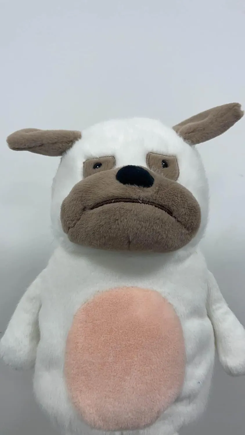 IKASA Dog Bulldog Stuffed Animals Plush Toys,15" Cute Plushie Soft Cuddly Fluffy Toy, Gifts for Family Kids Girls
