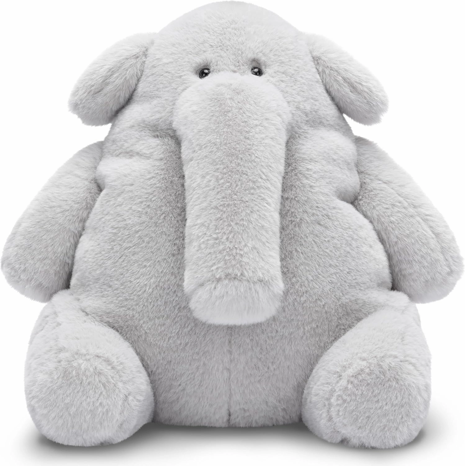 IKASA Elephant Stuffed Animals Plush Toys,10" Cute Plushie Soft Cuddly Plushy Fluffy Toy, Gifts for Family Kids Girls Boys