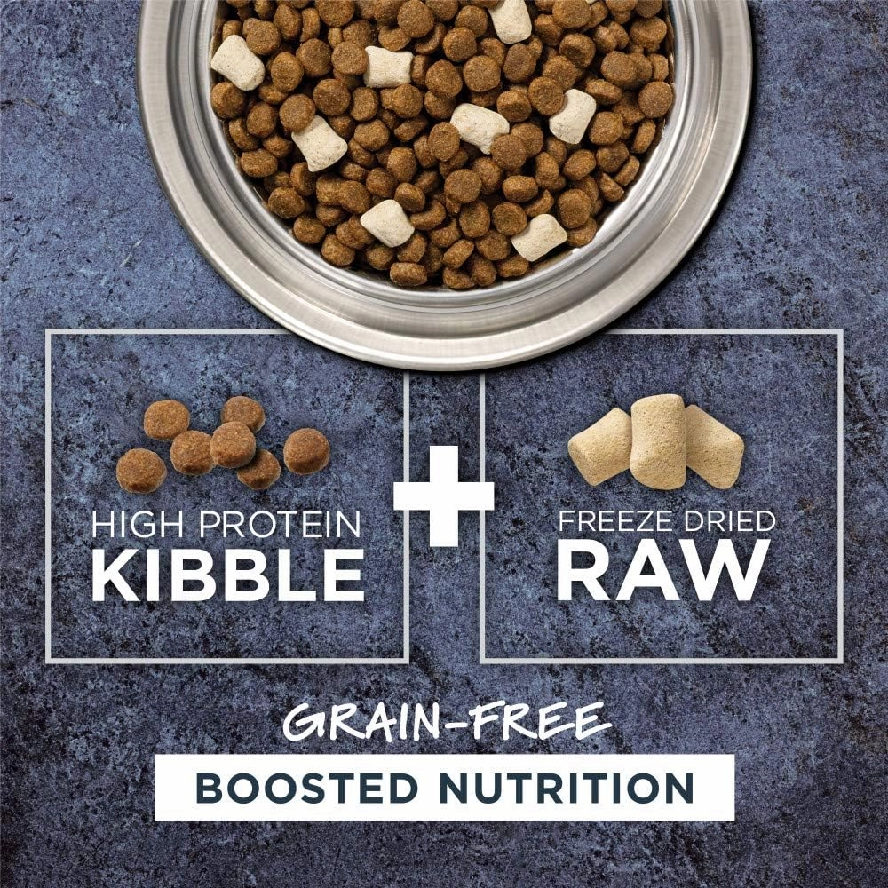 Instinct Raw Boost, Natural Dry Dog Food with Freeze Dried Pieces, High Protein, Grain Free Recipe - Real Chicken, 21 lb. Bag