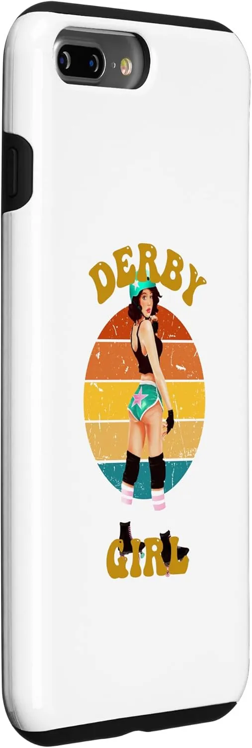 iPhone 7 Plus/8 Plus Derby Girl - Roller Derby Logo Design Case