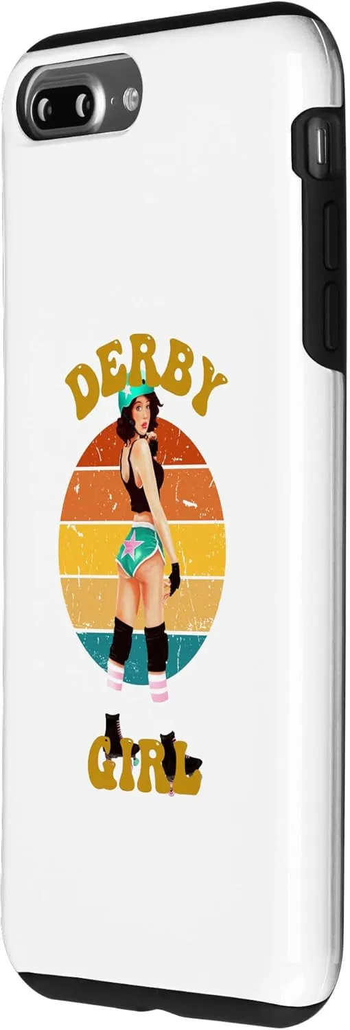 iPhone 7 Plus/8 Plus Derby Girl - Roller Derby Logo Design Case
