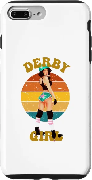 iPhone 7 Plus/8 Plus Derby Girl - Roller Derby Logo Design Case