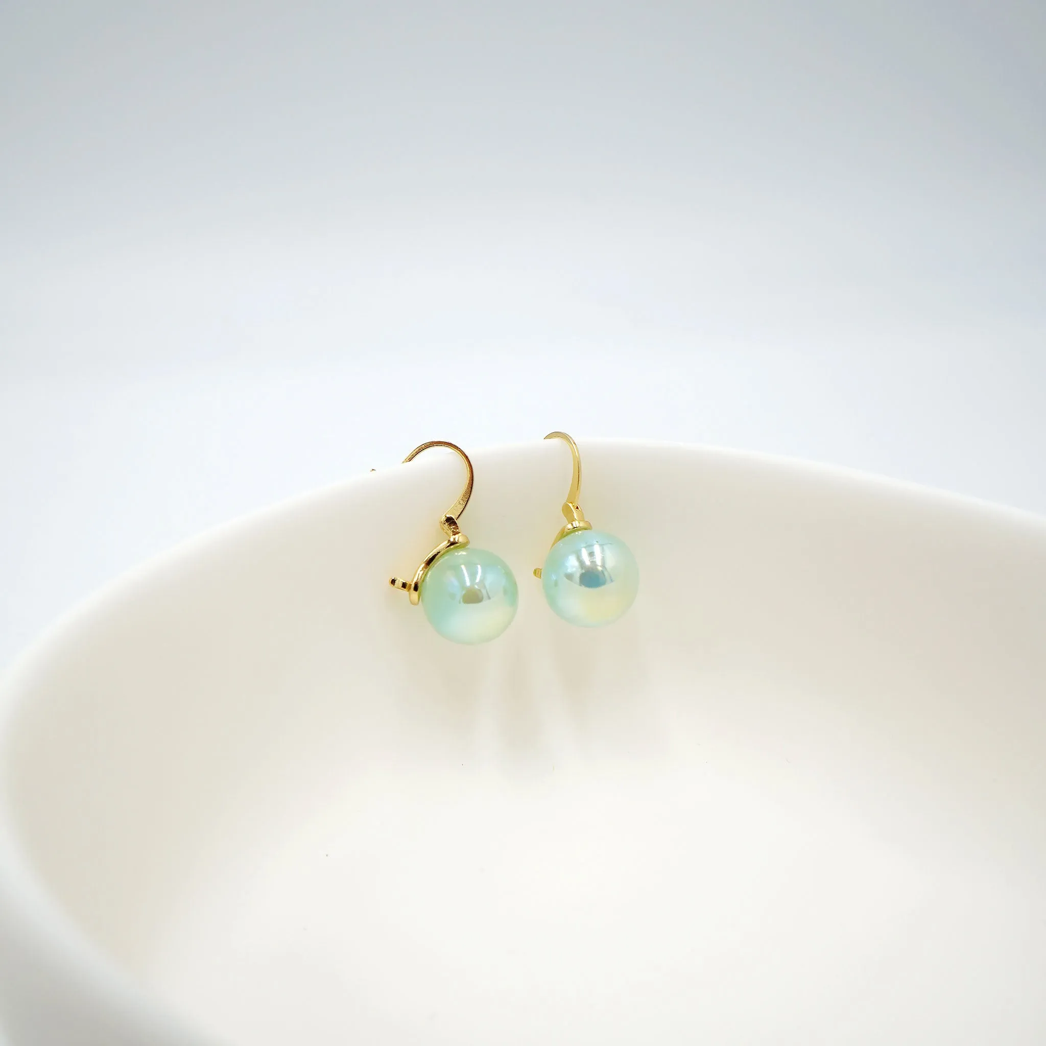 Iridescent Globe Earrings