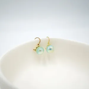 Iridescent Globe Earrings