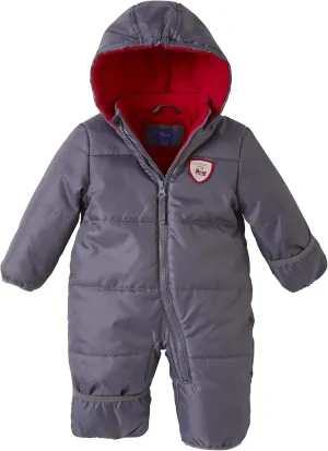 iXtreme Baby Boys' Snowsuit - Cozy Fleece Insulated Winter Snow Pram Bunting Suit for Newborns and Infants (Sizes: 0-24M)
