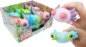 JA-RU Squeezy Pop-Eyes Axolotl Toy (12 Unit Assorted) Ugly Cute Squishy Animal Kids Toys for Boys and Girls. Smush Fidget Silly Stress Relief Axolotls Sensory Figure. 4747-12s