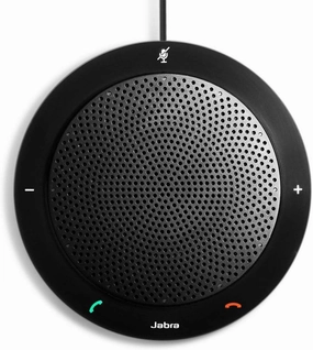 Jabra Speak 410 MS Portable Speaker for Music and Calls Black (Renewed)