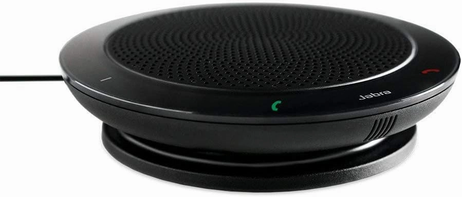 Jabra Speak 410 MS Portable Speaker for Music and Calls Black (Renewed)