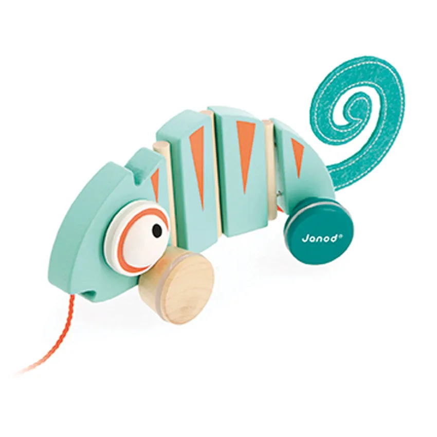 Janod Tropik Chameleon Pull-along Toy