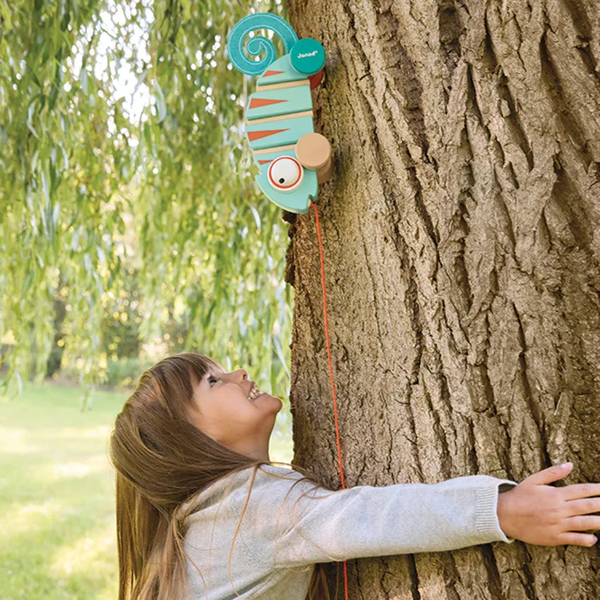 Janod Tropik Chameleon Pull-along Toy