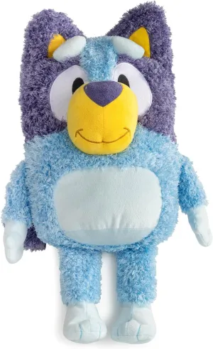 Jay Franco Bluey Plush Pillow Buddy - Soft Plushie Stuffed Pillow, 17 Inches, Blue - Bluey