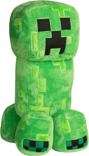 JINX Minecraft Grand Adventure Creeper Plush Stuffed Toy, Green, 16"