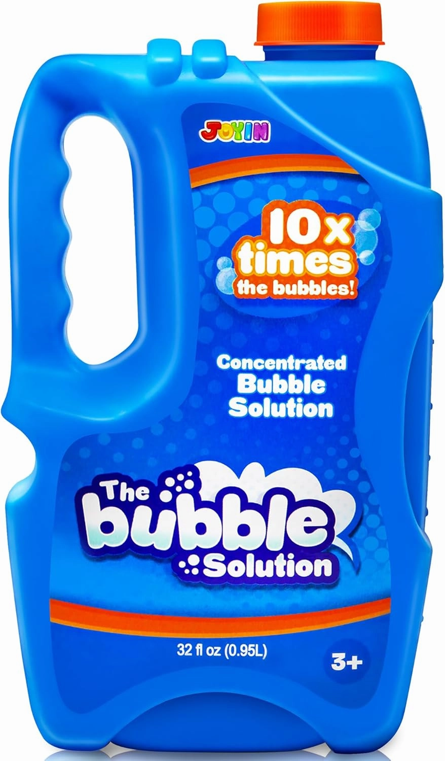 JOYIN 32 oz Bubble Solution Refills (Close to 1L/ up to 2.5 Gallon), Concentrated Solution for Bubble Machine, Wands, Blower, Easter